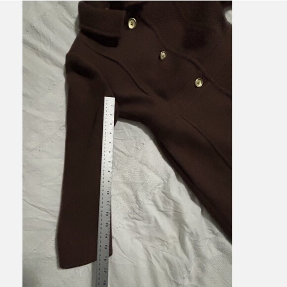 J. Crew Wool-Blend Lined Lady Day Coat Long Sleeve Brown Size 6P NWT *READ - Picture 14 of 16